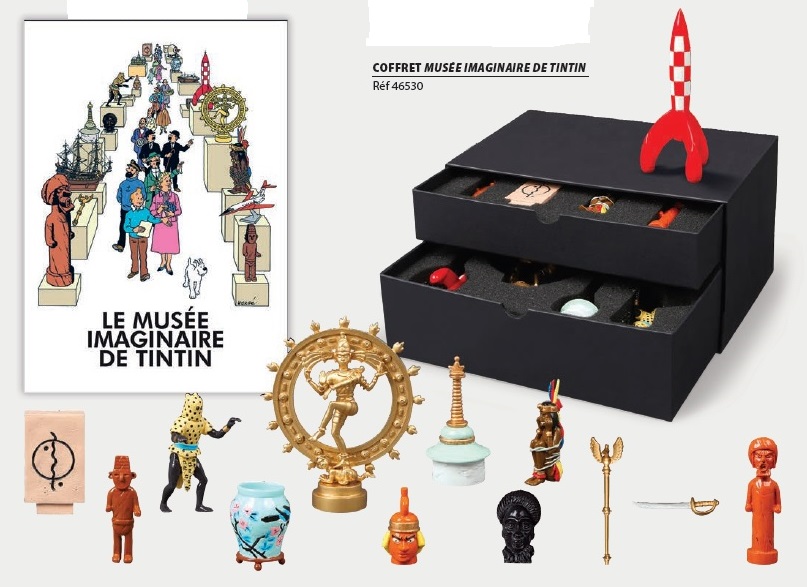 Coffret plombs Tintin musée imaginaire n°46530
